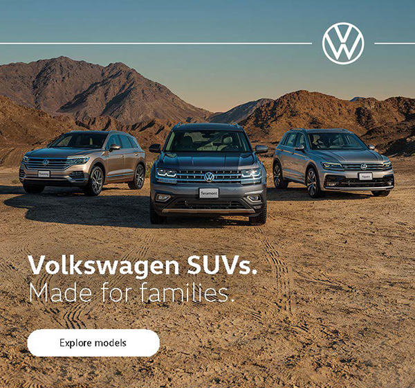 Volkswagen SUVs. Made for families.